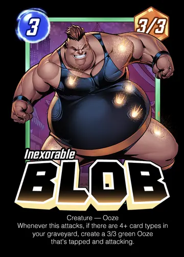 Inexorable Blob